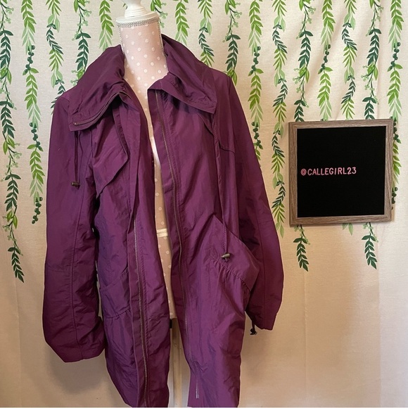 dennis basso Jackets & Blazers - Size L Dennis by dennis basso Purple Coat A2